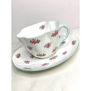 SHELLEY “Rosebud” Dainty Style Teacup and Saucer Set 13420